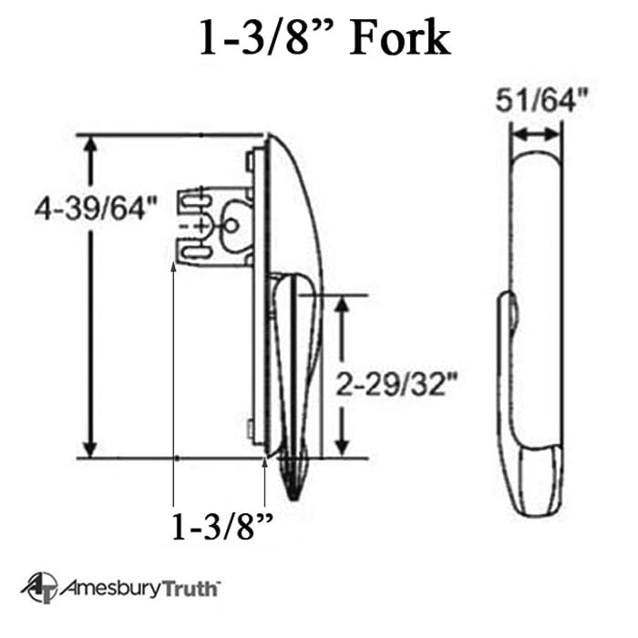 Truth 55660 Maxim Multi-Point Sash Lock 1-3/8" Fork