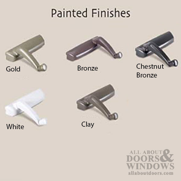 Non-Handed Truth® Home Gard Sash Lock with Plastic Latch for Casement Window - Choose Color