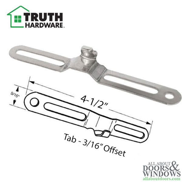 Truth 31376 Keeper with Positive Pick Up Tab for 24 Series Locking Handles