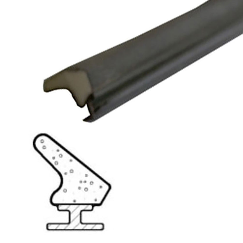 Amesbury 52020 T-Back Foam Filled Weatherstrip .275 Backing .375 Seal Bronze