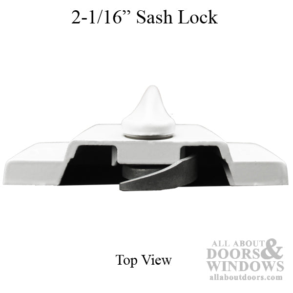Single/Double Hung Window Sash Lock 2-1/16 inch Screw Spacing