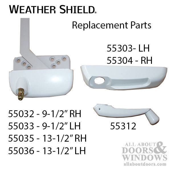 Weather Shield 942140 LH 13-1/2" Operator