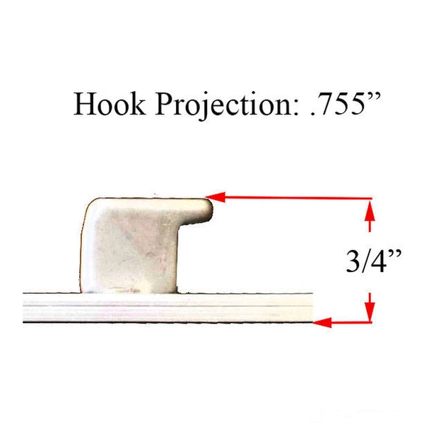 W5203-76S1 3-Point Strike Bar, Radius Ends, 0.755" Offset