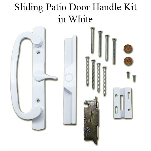 Pella Patio Door Handle Kit Thermastar Vinyl Sliding - White Hardware