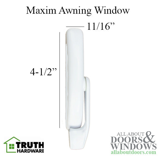Sash lock, Non-Handed Awning Window, Maxim