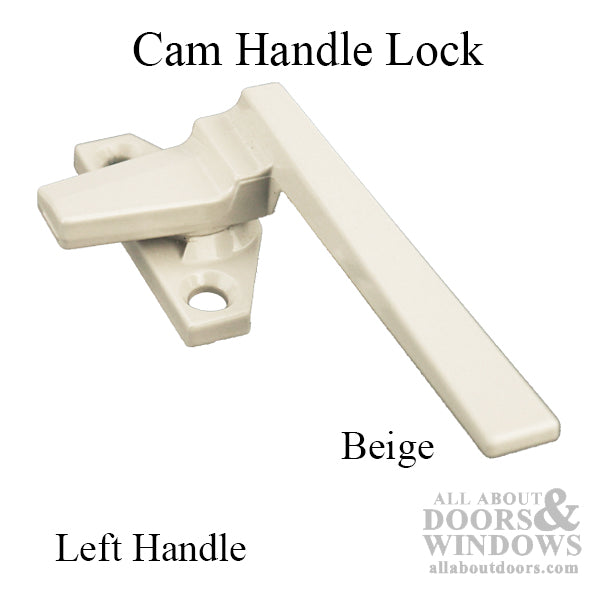 Cam Handle for Hopper Window, Low Profile, Left Hand- Choose Color