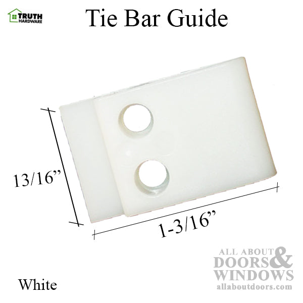 Truth Tie Bar Guide for Maxim Multipoint Locks – White