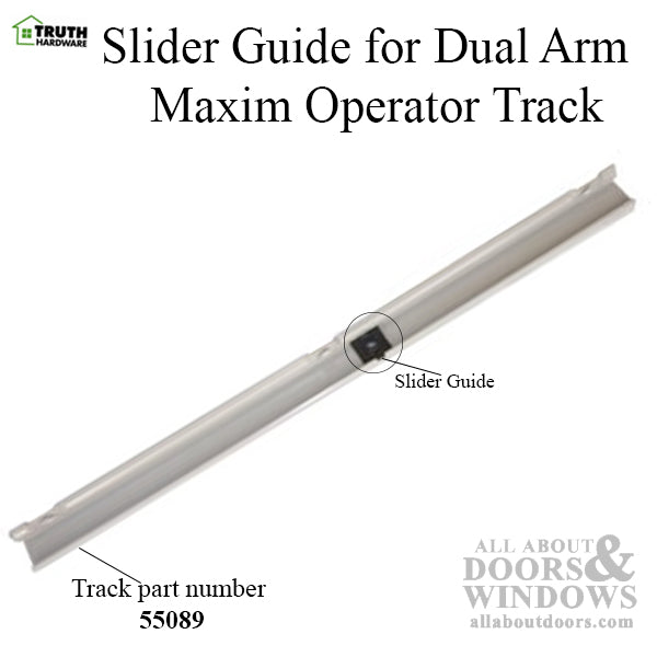 Truth 31877 Slider Guide for Dual Arm Maxim & Encore Tracks