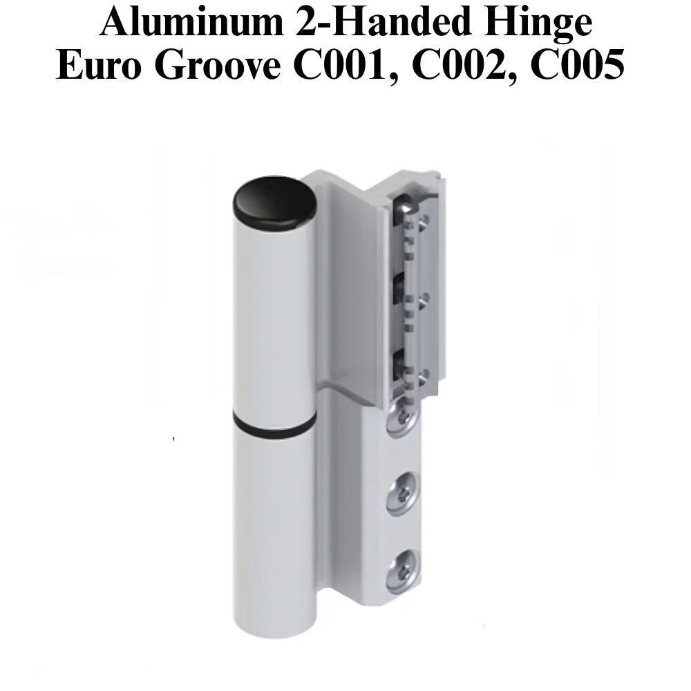 Giesse Celera Clamp Hinge for Aluminum terrace and Balcony Doors - Silver