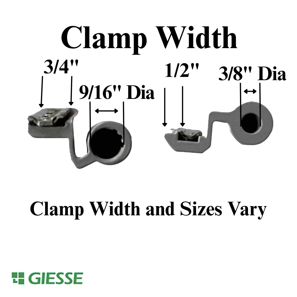 Giesse Celera Clamp Hinge for Aluminum terrace and Balcony Doors - Silver