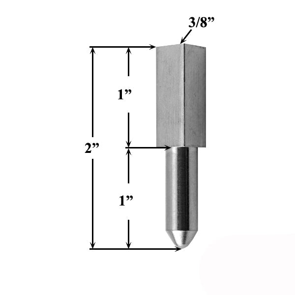 Replacement Shootbolt Tip Square Shape 1/4-20 Thread For C Hardware