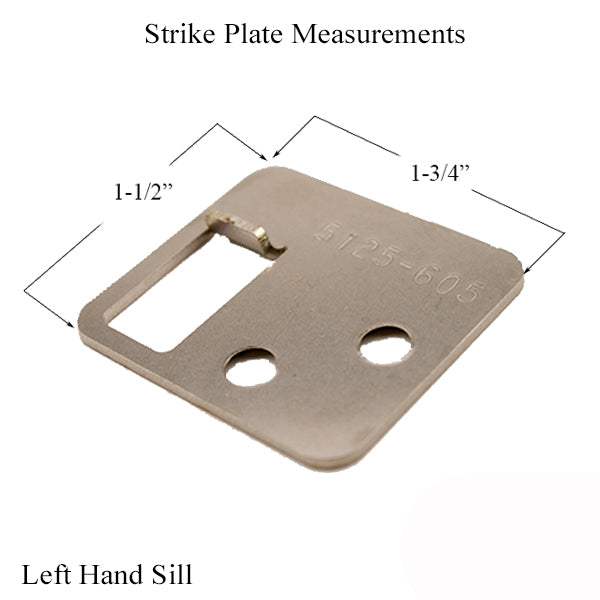 Strike Plate / Keepers For Shoot Bolts Lh Sill Rh Head Hardware