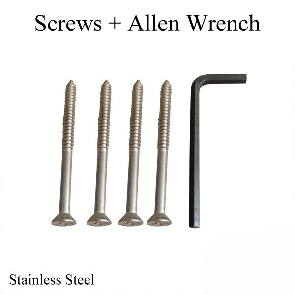 V200 Hinge Hardware Kit: #10 X 2-1/2 In. Stud Screws And Allen