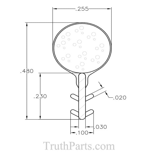 Kerf Style Weatherstrip with 1/4 Inch Foam Filled Bulb