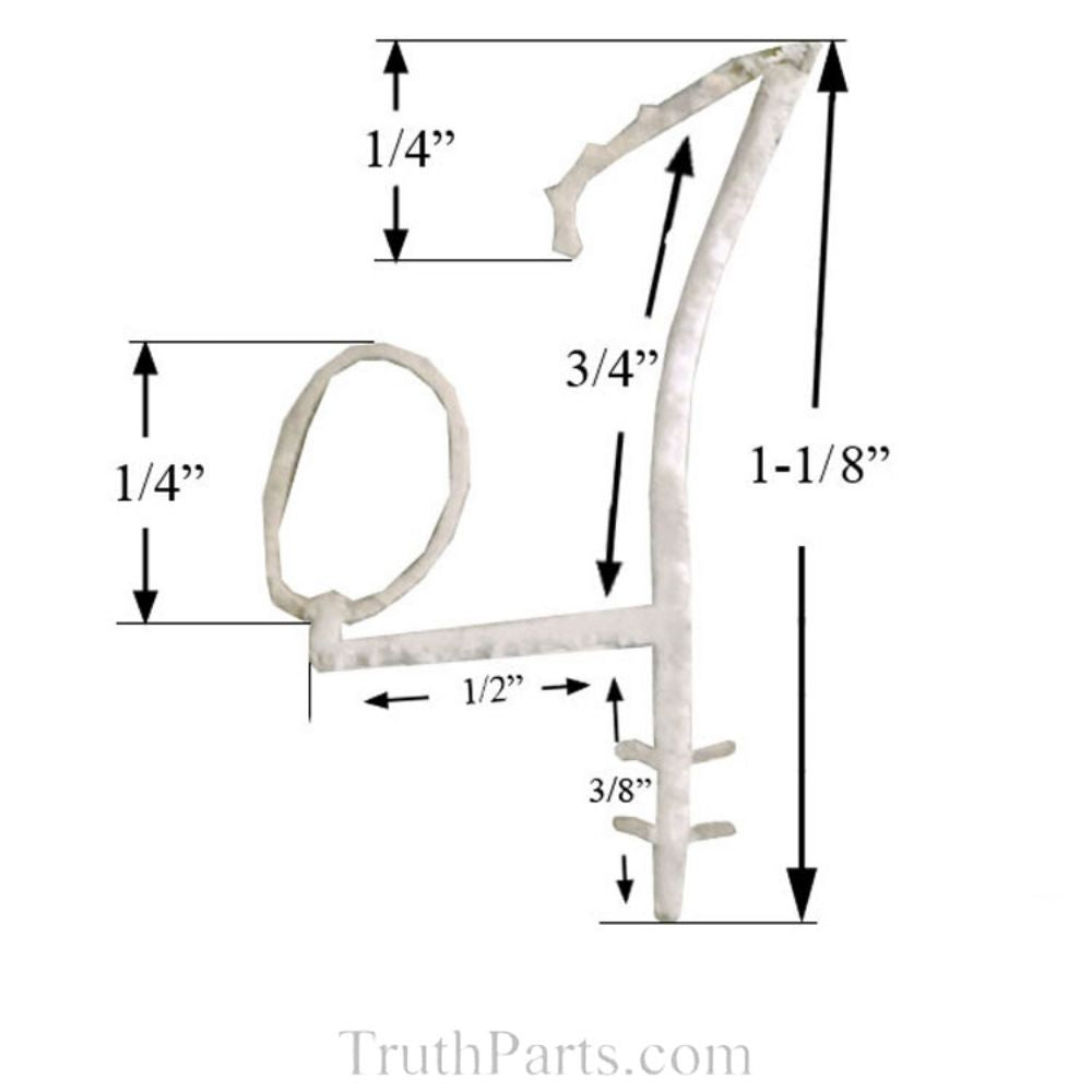 Astragal Weatherstrip for double door, 96"  Tan