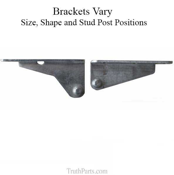 Truth 12784 Casement Sash Bracket Stud Post with Snap Ring