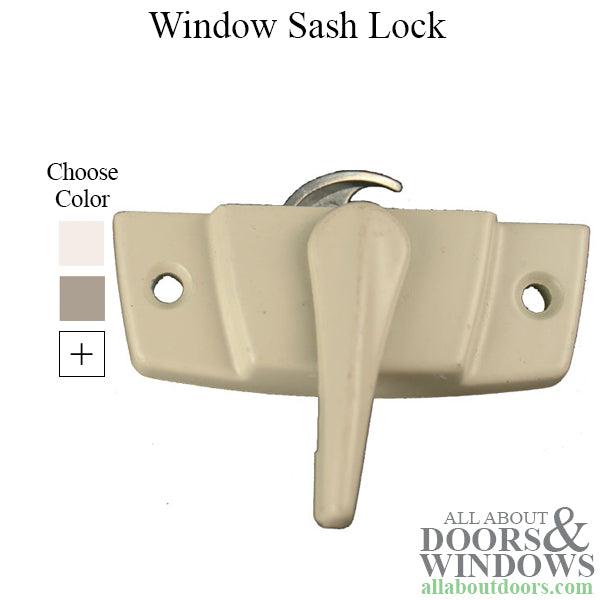 Single/Double Hung Window Sash Lock 2-1/16 inch Screw Spacing