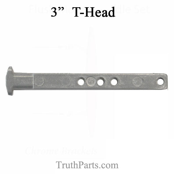 T-Head Pivot Bar, 4 hole 3 inch - Zinc Die cast