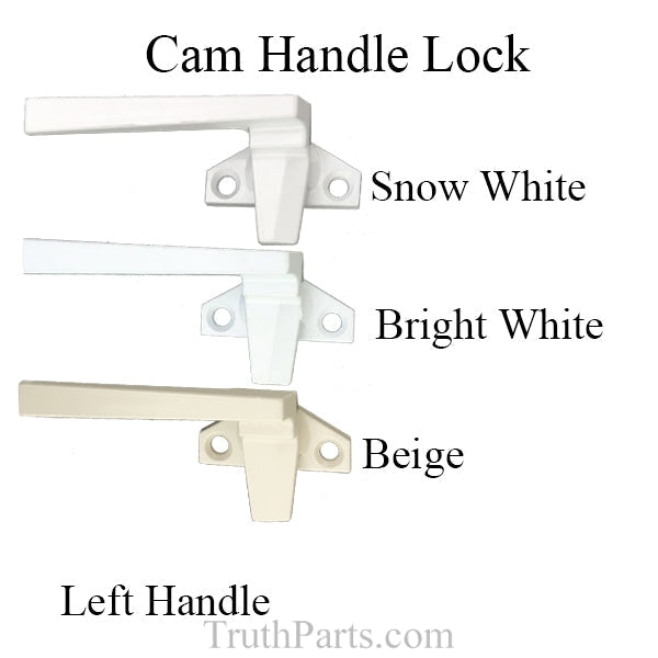 Cam Handle For Hopper Window Low Profile Left Hand- Choose Color Hardware