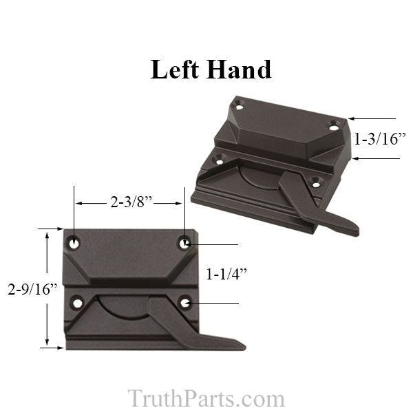 Casement 4-Hole Sash Lock Left Hardware