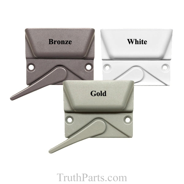 Non-Handed Truth Home Gard Sash Lock With Plastic Latch For Casement Window - Choose Color Hardware